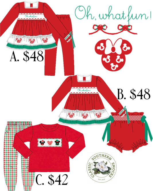 PO91 Christmas Mouse Collection