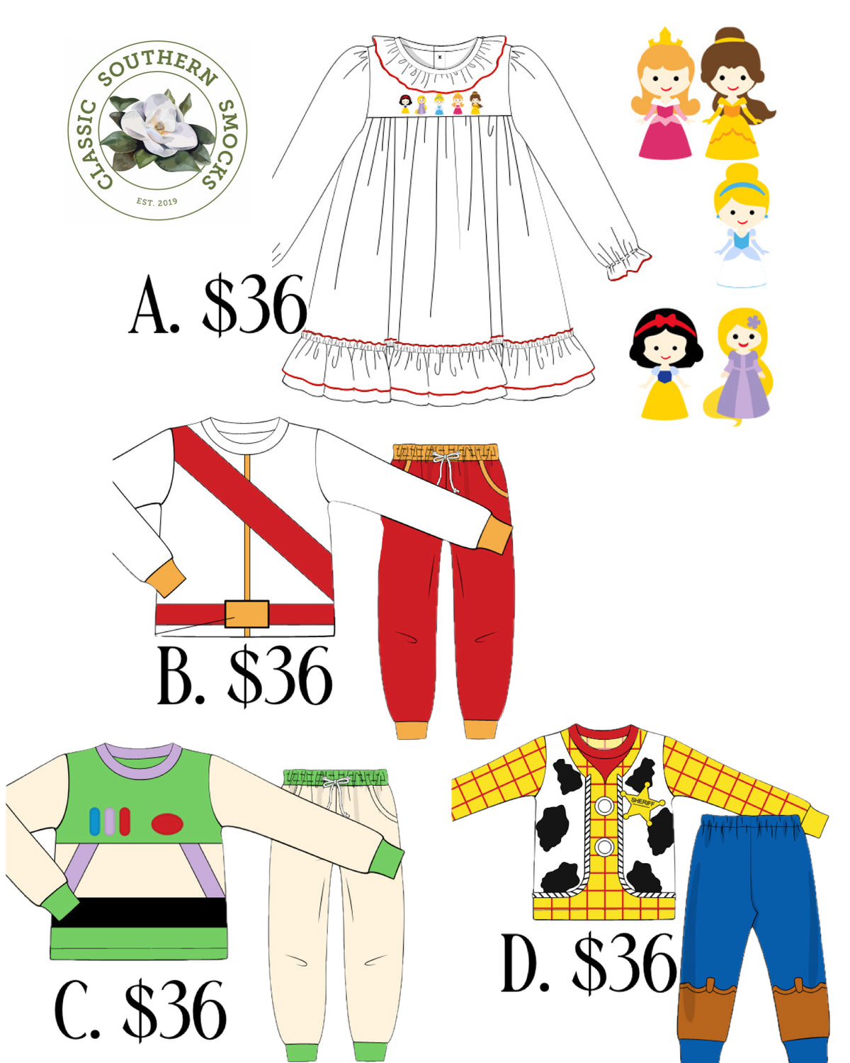 PO93 Character Loungewear Collection