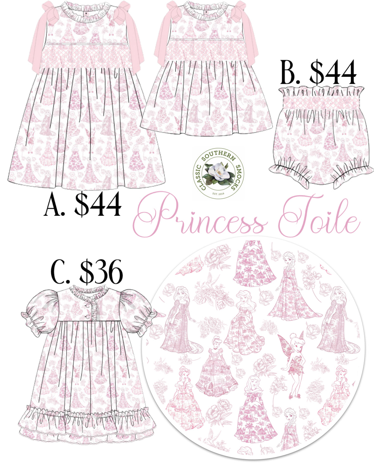 PO94 Princess Toile Collection