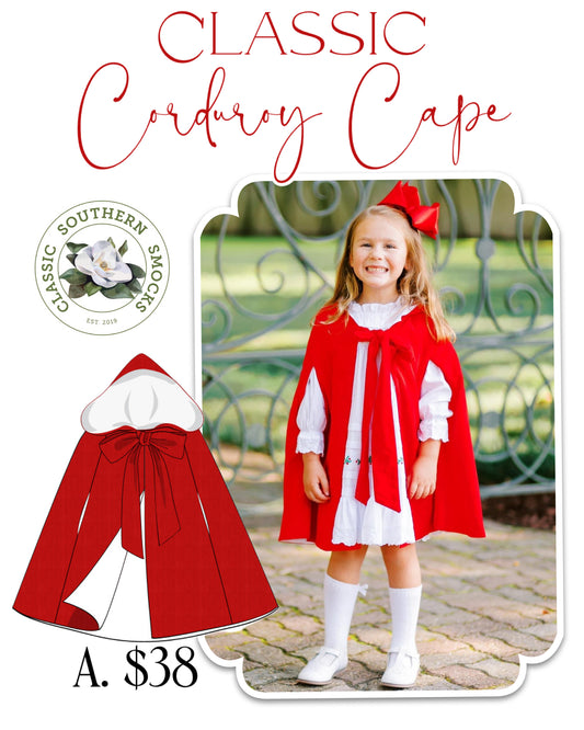 PO89 Corduroy Cape
