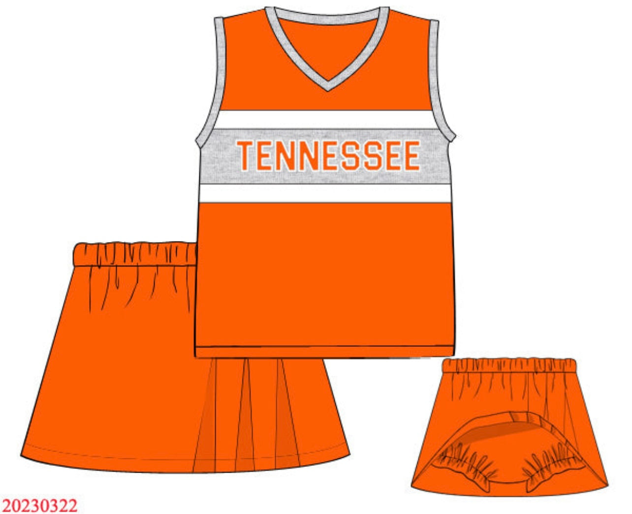 Tennessee Cheer Set