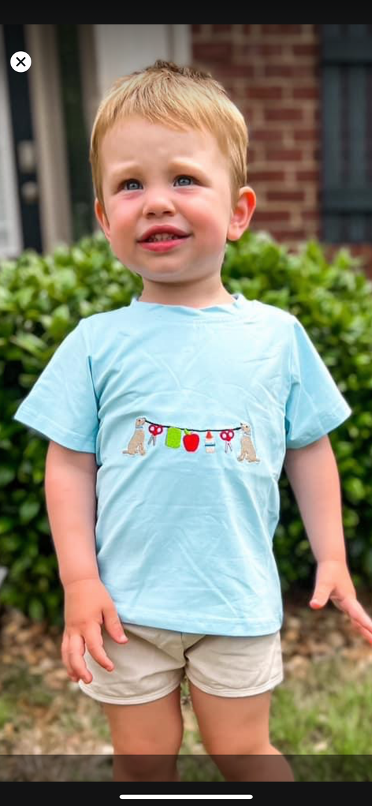 Boy Back to School Puppy Shirt