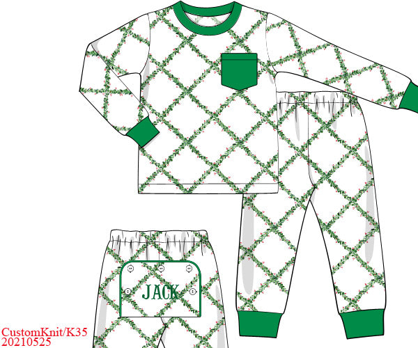 Comfort and Joy Boy Two Piece Classic Cozy