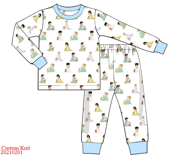 Little Ones to Him Belong Boy Two Piece Classic Cozy