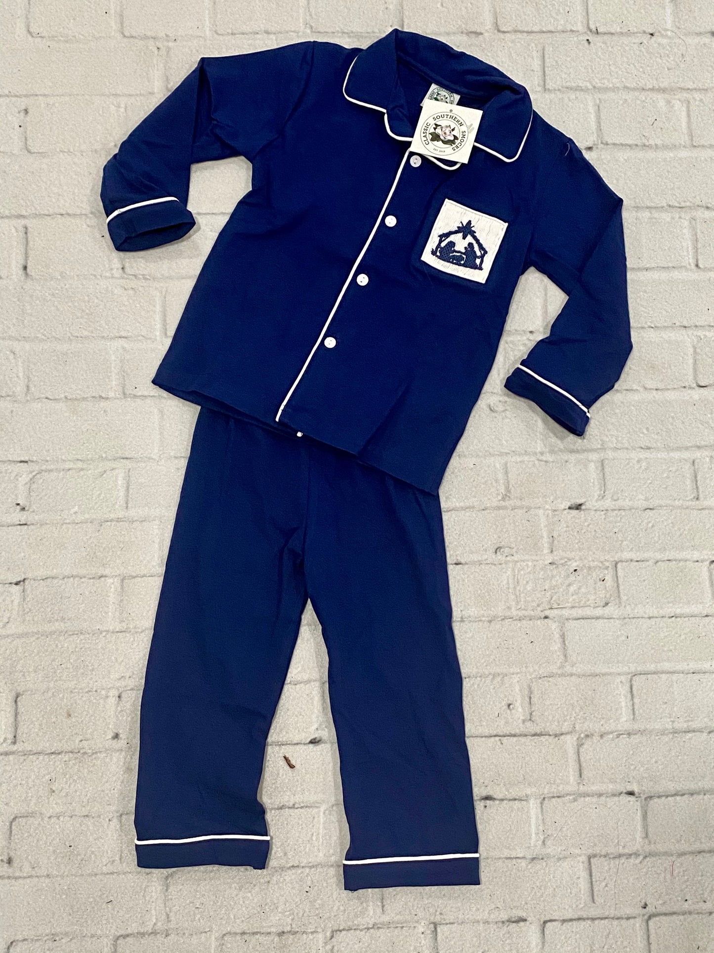 Smocked Nativity Classic Cozy